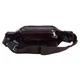 Мужская кожаная сумка на пояс Borsa Leather 1t167m-brown - изображение 3