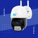 Камера поворотная видеонаблюдения PTZ P20 RR-4G, уличная поворотная IP-камера программа V380 Pro -4GP-20 - изображение 1