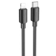 Дата кабель Hoco X96 Hyper Type-C to Lightning 20W (1m) Black - зображення 1