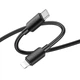 Дата кабель Hoco X96 Hyper Type-C to Lightning 20W (1m) Black - зображення 3