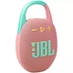 Акустическая система портативная JBL серии Clip 5 PInk (JBLCLIP5PINK), однополосная, 7 Вт, 1400 мАч, 12 часов автономной работы, 100 Гц – 20 кГц, Bluetooth 5.3, Type-C, механическое управленіе, IP67, мобильное приложение, розовый - изображение 3