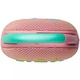 Акустическая система портативная JBL серии Clip 5 PInk (JBLCLIP5PINK), однополосная, 7 Вт, 1400 мАч, 12 часов автономной работы, 100 Гц – 20 кГц, Bluetooth 5.3, Type-C, механическое управленіе, IP67, мобильное приложение, розовый - изображение 4