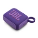 Акустическая система портативная JBL серии Go 4 Purple (JBLGO4PUR), однополосная, 4,2 Вт, 90 Гц-20 кГц, Bluetooth 5.3, 850 мАч, 7 часа автономной работы, влагозащита IP67, USB Type C, фиолетовая - изображение 10