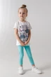 Лосины однотонные для девочки 27 98 см Мятный - изображение 3