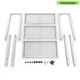 Стеллаж-этажерка Sticker Wall трехъярусный из металла белый 60*33*110см SW-00002103 - изображение 6