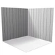 Виниловый угловой фотофон 100x100см, Frontlit 450 г/м2 №58330 - изображение 2