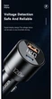 Швидкий автомобільний зарядний пристрій Essager 120W USB+TypeC з цифровим дисплеєм для ноутбуків, планшетів, смартфонів Apple iPhone, iPad, MacBook, Huawei Honor, Xiaomi, Samsung, OPPO (757088337077) - зображення 5