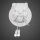 Настенный креативный светильник "WHITE BULLDOG" (52-V9828-3 WH) - изображение 2