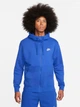 Толстовка на молнии мужская Nike M Nsw Club Hoodie Fz Bb BV2645-480 2XL Синяя (196974915775) - изображение 1