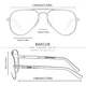Солнцезащитные очки Aviator Barcur Brown - изображение 4
