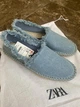 Джинсовые эспадрильи Zara 3500/210 39 р. - 25,3см - изображение 6