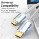 Кабель Vention HDMI M - M 2м V2.0 4K 60Гц оплетка Metal Type Silver (AABIH) - изображение 3