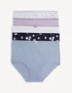 Набір бавовняних трусиків Marks&Spencer Full briefs 12(40) 5 шт lilac mix різнобарвний 0019 - зображення 1
