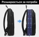 Рюкзак BANGE 77115+ 17,3`` ноутбук чорний - зображення 7