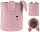 Кошик для зберігання Kite Lovely Rabbit 30х35 см плюшевий Рожевий (K24-3100L-1) - зображення 1