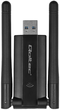 Wi-Fi адаптер Qoltec USB DUAL Wi-Fi 2 x 2dBi Black (5901878569871) - зображення 2