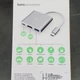 Перехідник з Type-C в USB3.0+HDMI+PD HOCO HB14 Silverr - зображення 9