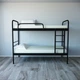 Ліжко двоярусне металеве Tobi Sho RELAX DUO-1 200X80 Чорний - зображення 3
