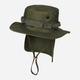 Тактична панама чоловіча MIL-TEC British Boonie Hat with Neck Flap R/S"12326101 S [182] Olive (4046872385599) - зображення 1