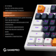 Клавиатура механическая проводная GamePro MK180W Hot-Swap Red Swich TKL RGB White - изображение 11
