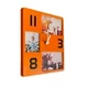 Часы Фоторамка Your Time Квадрат 21,5*21,5*3,5 см оранжевый (EG6412) - изображение 4