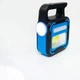 Аккумуляторный кемпинговый фонарь BL 9Z5 светодиодная LED лампа повербанк с USB ЮСБ и солнечной батареей, Голубой - изображение 5