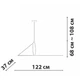 Люстра Friendlylight Arrow S Black FL5032 - зображення 5