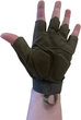 Тактические перчатки Kombat Kombat UK Alpha Fingerless Tactical Gloves Оливковые L (kb-aftg-olgr-l) - изображение 6