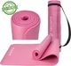 Коврик для йоги и фитнеса TECOFIT NBR 183x61x1 см Розовый (TOP20106462/3) + чехол-сумка в подарок + чехол-сумка в подарок - изображение 4