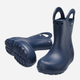 Kalosze chłopięce Crocs Handle Rain Boot Kids 12803-410 33-34 Granatowe (191448182769) - obraz 3