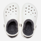 Дитячі крокси для хлопчика Crocs Classic Lined Clog Kids 207010-10M 33-34 Білі (191448702332) - зображення 4