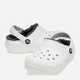 Chodaki chłopięce ocieplane Crocs Classic Lined Clog Kids 207010-10M 36-37 Białe (191448702356) - obraz 3