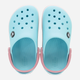 Дитячі крокси для дівчинки Crocs Crocband Kids Clog 207006-4S3 28-29 Блакитні (191448739758) - зображення 4