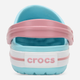 Chodaki dziecięce dla dziewczynki Crocs Crocband Kids Clog 207006-4S3 33-34 Niebieskie (191448739796) - obraz 5