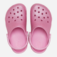 Дитячі крокси для дівчинки Crocs Classic Glitter Kids Clog T 206992-6XE 27-28 Рожеві (196265650675) - зображення 4