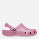 Chodaki dziecięce dla dziewczynki Crocs Classic Glitter Kids Clog T 206992-6XE 24-25 Różowe (196265650729) - obraz 1