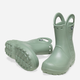 Дитячі гумові чоботи для хлопчика Crocs Handle Rain Boot Kids 12803-308 30-31 Салатові (196265744503) - зображення 3