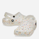 Chodaki dziecięce dla dziewczynki Crocs Classic Paint Splatter Clog Kids 210349-94S 29-30 Białe (196265775552) - obraz 3