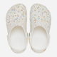 Chodaki dziecięce dla dziewczynki Crocs Classic Paint Splatter Clog Kids 210349-94S 32-33 Białe (196265775576) - obraz 4