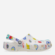 Chodaki dziecięce dla dziewczynki Crocs Classic Doodle Print Clog K 210356-94S 29-30 Białe (196265775828) - obraz 1