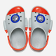 Дитячі крокси для хлопчика Crocs Classic Rocket Ship Clog T 210359-1NM 23-24 Сірі (196265776085) - зображення 4