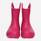 Дитячі гумові чоботи для дівчинки Crocs Handle Rain Boot Kids 12803-6X0 25 Рожеві (887350802481) - зображення 3