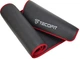 Коврик для йоги и фитнеса TECOFIT NBR с отделкой края тканью 183x61x1 см Black-Red + чехол-сумка в подарок (TOP18124795) - изображение 9