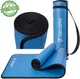 Коврик для йоги и фитнеса TECOFIT NBR с отделкой края тканью 183x61x1 см Blue-Black + чехол-сумка в подарок (TOP18124795/1) - изображение 2
