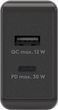 Зарядний пристрій Goobay USB-C PD Dual Fast Charger 30W Black (4040849616730) - зображення 3