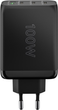 Зарядний пристрій Goobay USB-C PD GaN Multiport Fast Charger 100 W Black (4040849655555) - зображення 3