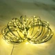Светодиодная гирлянда нить "Роса" 50м с пультом, 500 LED, 220V, зеленый провод, 8 режимов, IP44, Теплый белый - изображение 4