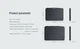 Чохол сумка з підставкою Nillkin Commuter multifunctional Laptop Sleeve для ноутбука 14'' 350*250*25.5 mm Black - зображення 8