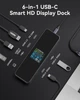 Док-станция DOCKCASE Smart USB C Hub 6-in-1 Pro, Gigabit Ethernet, HDMI 4k@60hz, PD 3.0 100w, USB-C и 2 USB-A 5 Гбит/с, многопортовый адаптер USB C для MacBook Pro/Air, Dell XPS. Цвет: Серый - изображение 2