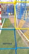 Сетка повышенной прочности D 4.5 ячейка 12см Septima-sport для мини-футбола, гандбола, футзала (комплект 2 шт.) "PRO Ukraine" Желто-синяя - изображение 2